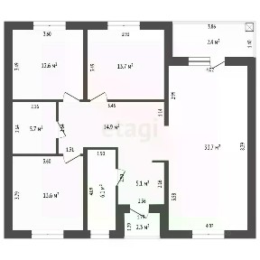 Продается 1-этажный дом, 120 м²