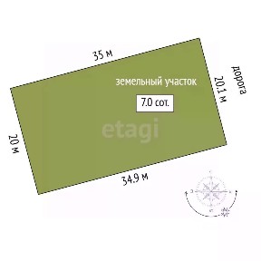 Продается участок, 14 сот.