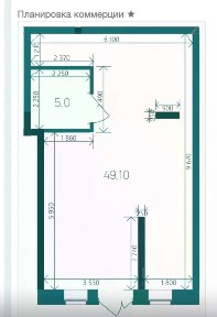 Сдается помещение свободного назначения, 54,1 м²