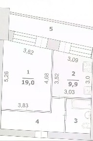 Продается 1-комн. квартира, 44 м²