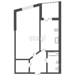 Продается 1-комн. квартира, 42,2 м²