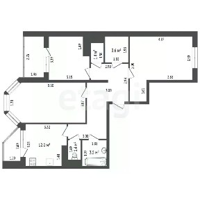 Продается 3-комн. квартира, 82,8 м²