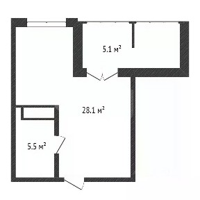 Продается 1-комн. квартира, 33,6 м²