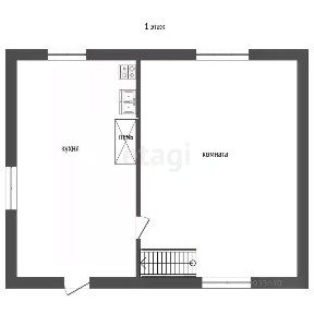 Продается 2-этажный дом, 30 м²