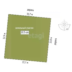 Продается участок, 10,32 сот.