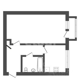 Продается 1-комн. квартира, 30,2 м²