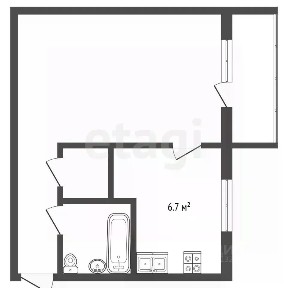 Продается 1-комн. квартира, 31,1 м²