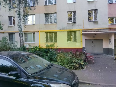 Продается квартира свободной планировки, 46,4 м²