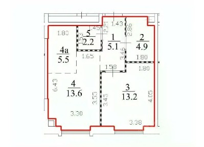 Продается 2-комн. квартира, 44,5 м²