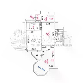 Продается 1-комн. квартира, 84,9 м²