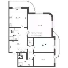 Продается 3-комн. квартира, 107,3 м²