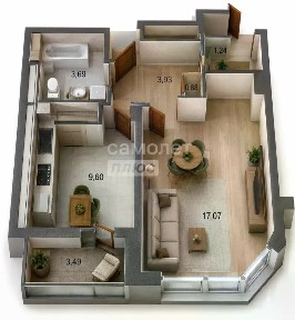 Продается 1-комн. квартира, 39 м²