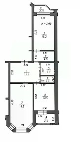 Продается 2-комн. квартира, 68,4 м²