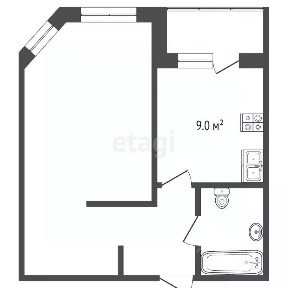 Продается 1-комн. квартира, 38,3 м²