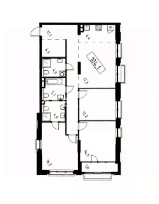 Продается 3-комн. квартира, 104,1 м²