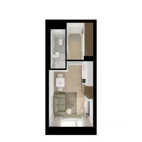 Продается студия, 19,3 м²