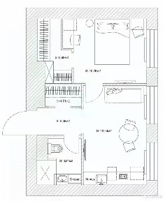 Продаются 2-комн. апартаменты, 38 м²