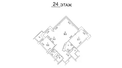 Продается 4-комн. квартира, 224,3 м²