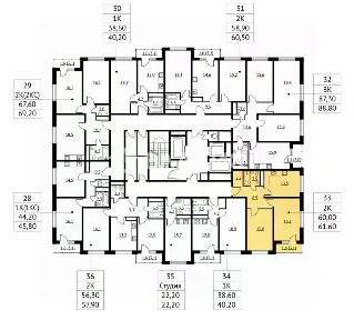 Продается 2-комн. квартира, 60 м²