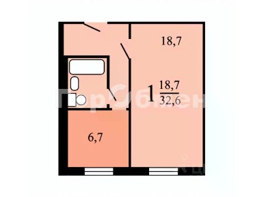 Продается 1-комн. квартира, 33 м²