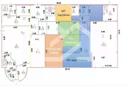 Сдается торговая площадь, 104 м²