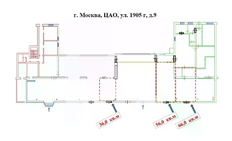 Сдается помещение свободного назначения, 56 м²