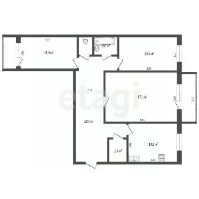 Продается 3-комн. квартира, 65,3 м²