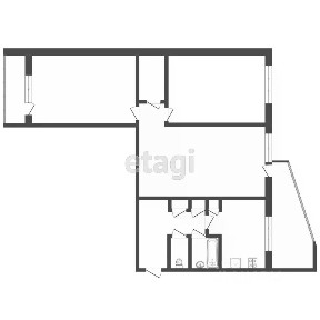 Сдается 3-комн. квартира, 64 м²