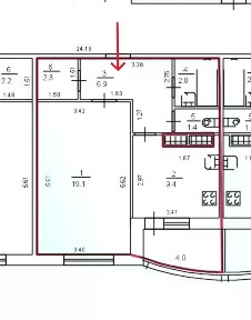 Продается 1-комн. квартира, 41,9 м²