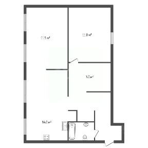 Продается 2-комн. квартира, 50 м²