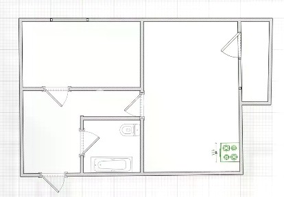 Продается 2-комн. квартира, 42 м²