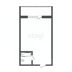Продается студия, 16,8 м²