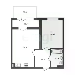 Продается 1-комн. квартира, 37 м²