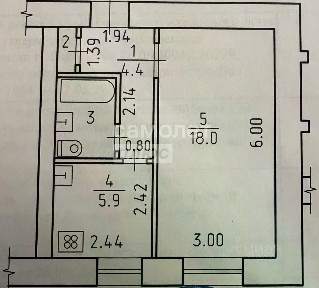 Продается 1-комн. квартира, 32 м²