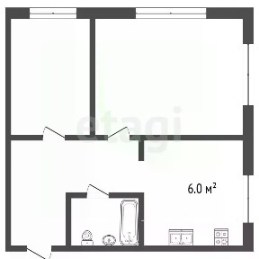 Продается 2-комн. квартира, 43 м²