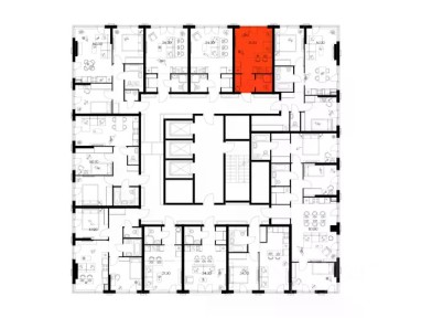 Продается студия, 21,7 м²