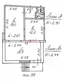 Сдается помещение свободного назначения, 57 м²