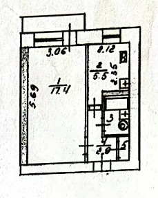 Продается 1-комн. квартира, 28,8 м²