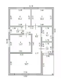 Продается 1-комн. квартира, 42 м²