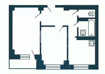 Продается 2-комн. квартира, 42,9 м²