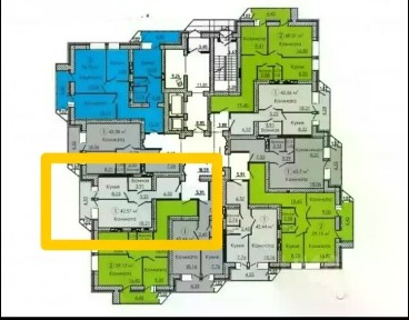 Продается 1-комн. квартира, 43 м²