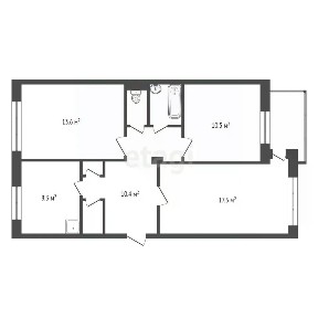 Продается 3-комн. квартира, 67,4 м²
