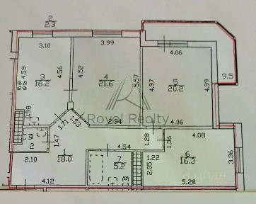 Продается 3-комн. квартира, 99,8 м²
