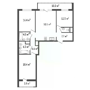 Продается 3-комн. квартира, 105 м²