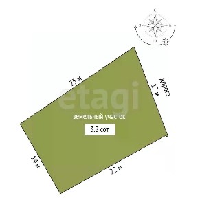 Продается 1-этажный дом, 12 м²