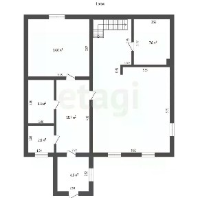 Продается 2-этажный дом, 169,7 м²