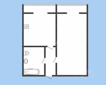 Продается 1-комн. квартира, 51,3 м²