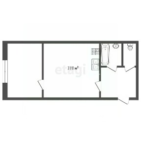 Продается 2-комн. квартира, 49,5 м²