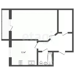 Продается 1-комн. квартира, 40,4 м²