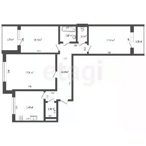 Продается 3-комн. квартира, 63,2 м²